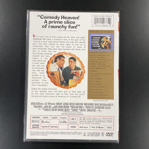 NEW: American Pie (Collector’s Edition) - DVD - Picture 2 of 3